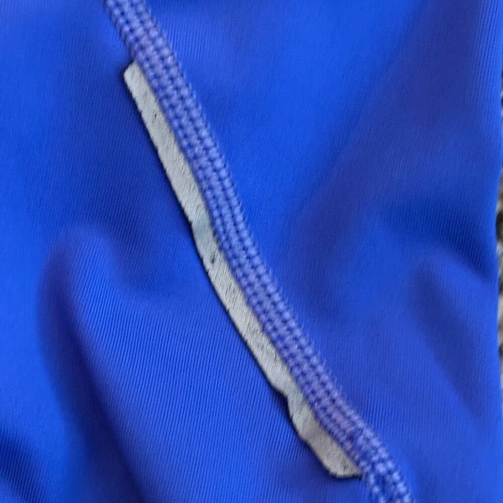 Athleta Women's Blue Athletic Shorts Siz Large Tall - Picture 8 of 8